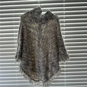 Kensie Poncho Knitted One Size Kensie knitted poncho